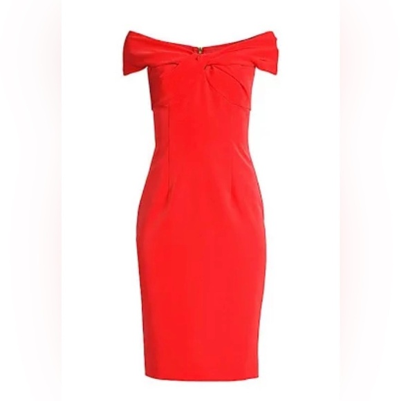 Trina Turk Imperative Portrait Neck Orange Sheath Dress 
Size 2 NWT - Picture 8 of 8